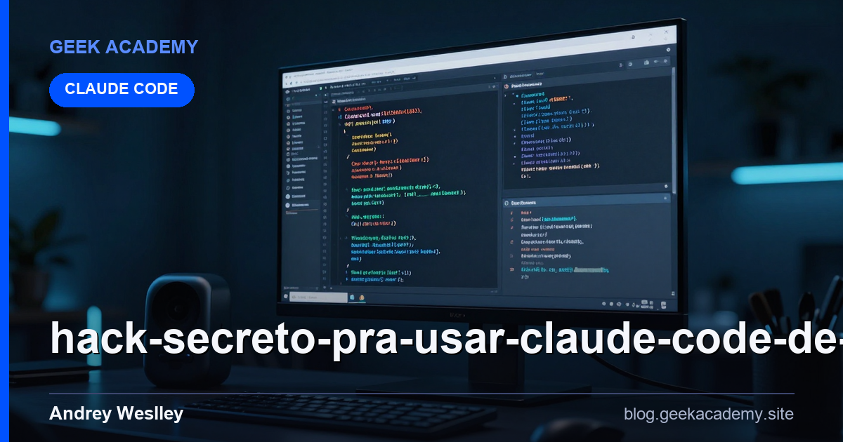 Hack secreto pra usar CLAUDE CODE de graça! Preço e Review 2026