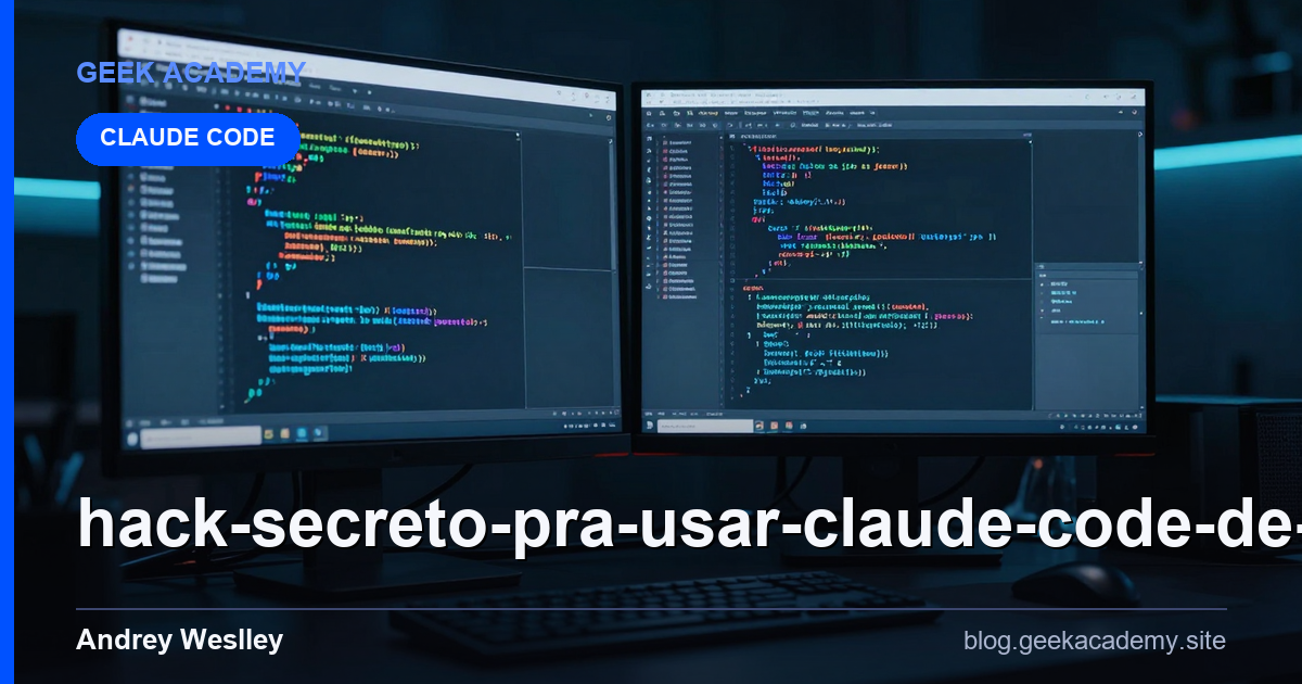 Hack secreto pra usar CLAUDE CODE de graça! vs Alternativas