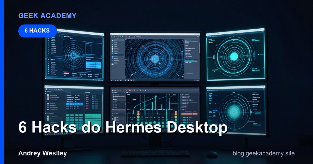 6 Hacks do Hermes Desktop Passo a Passo