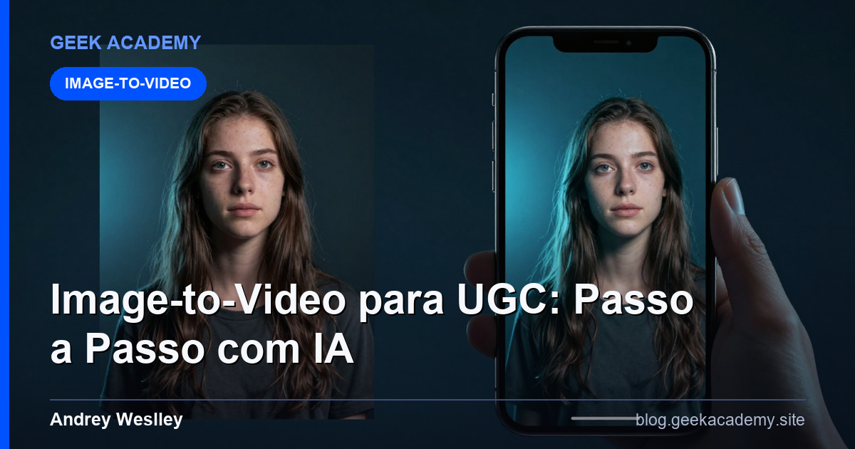 Image-to-Video para UGC com IA: Passo a Passo Prático