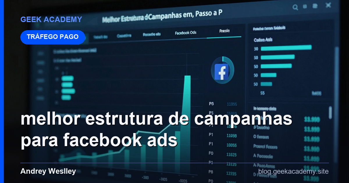 Melhor Estrutura de CAMPANHAS para FACEBOOK ADS em Passo a Passo