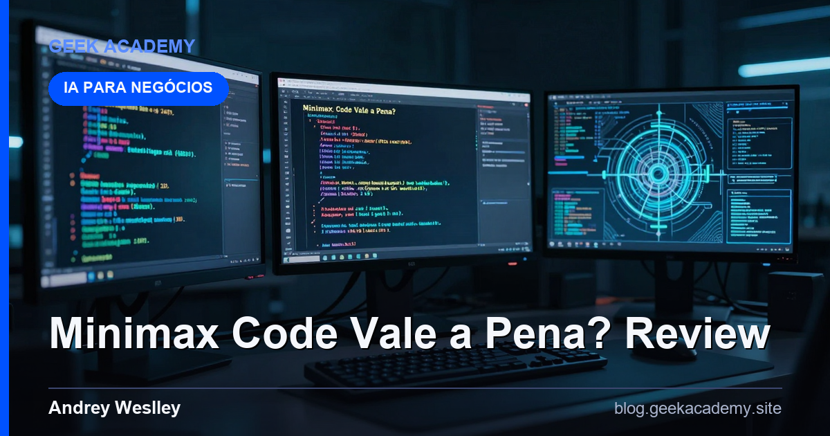 Minimax Code Vale a Pena? Coding Agent 10x Mais Barato (Honesto)