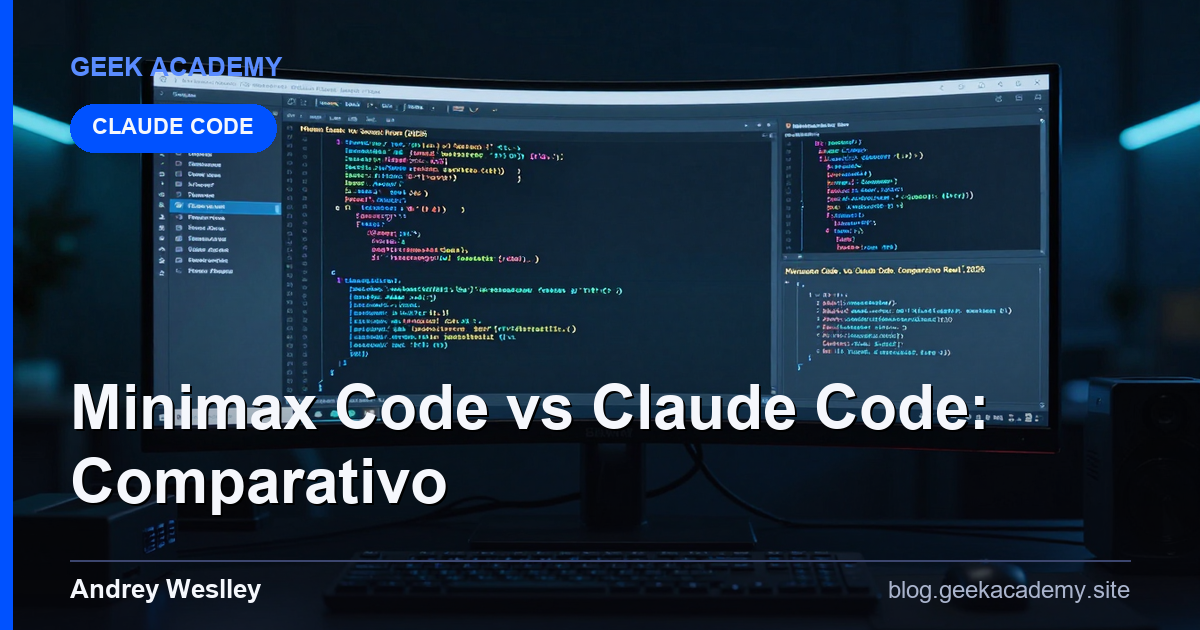 Minimax Code vs Claude Code: Comparativo Real (2026)
