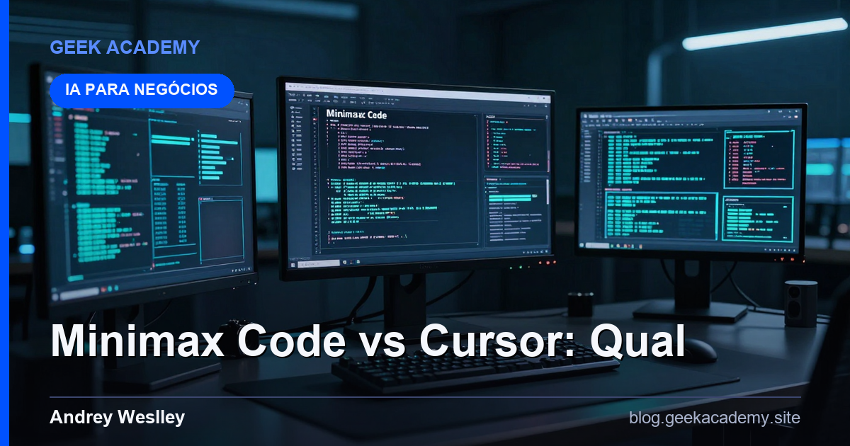 Minimax Code vs Cursor: Comparativo Coding Agent 2026