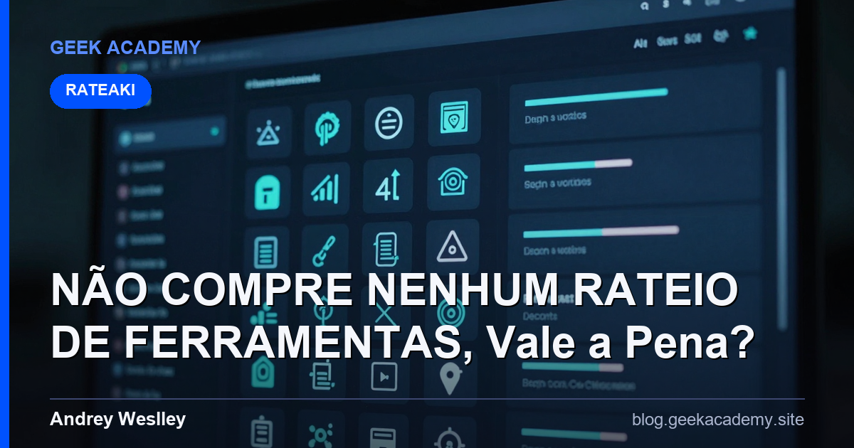 NÃO COMPRE NENHUM RATEIO DE FERRAMENTAS,: Vale a Pena em 2026? (Review Real)