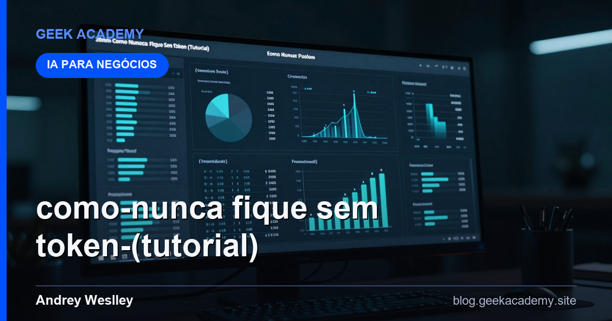 Como Nunca Fique Sem Token (Tutorial)