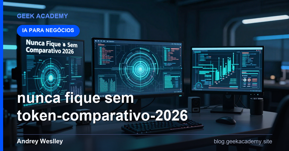 Nunca Fique Sem Token Comparativo 2026