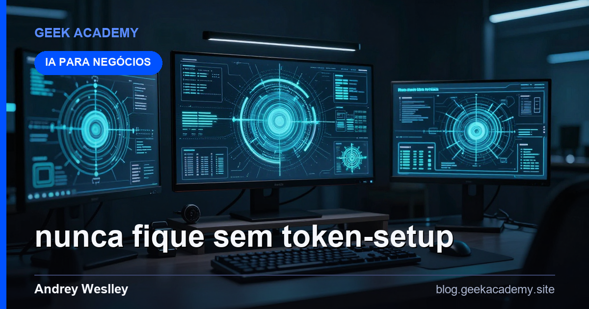Nunca Fique Sem Token Setup