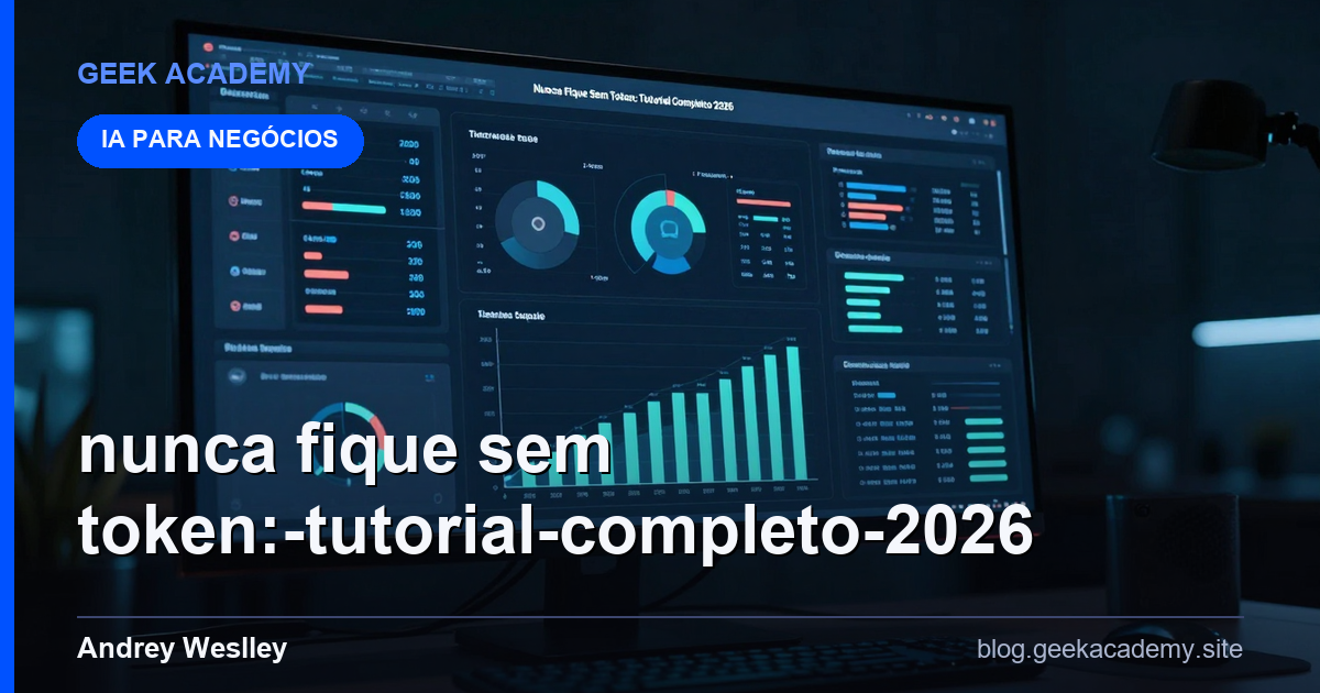 Nunca Fique Sem Token: Tutorial Completo 2026