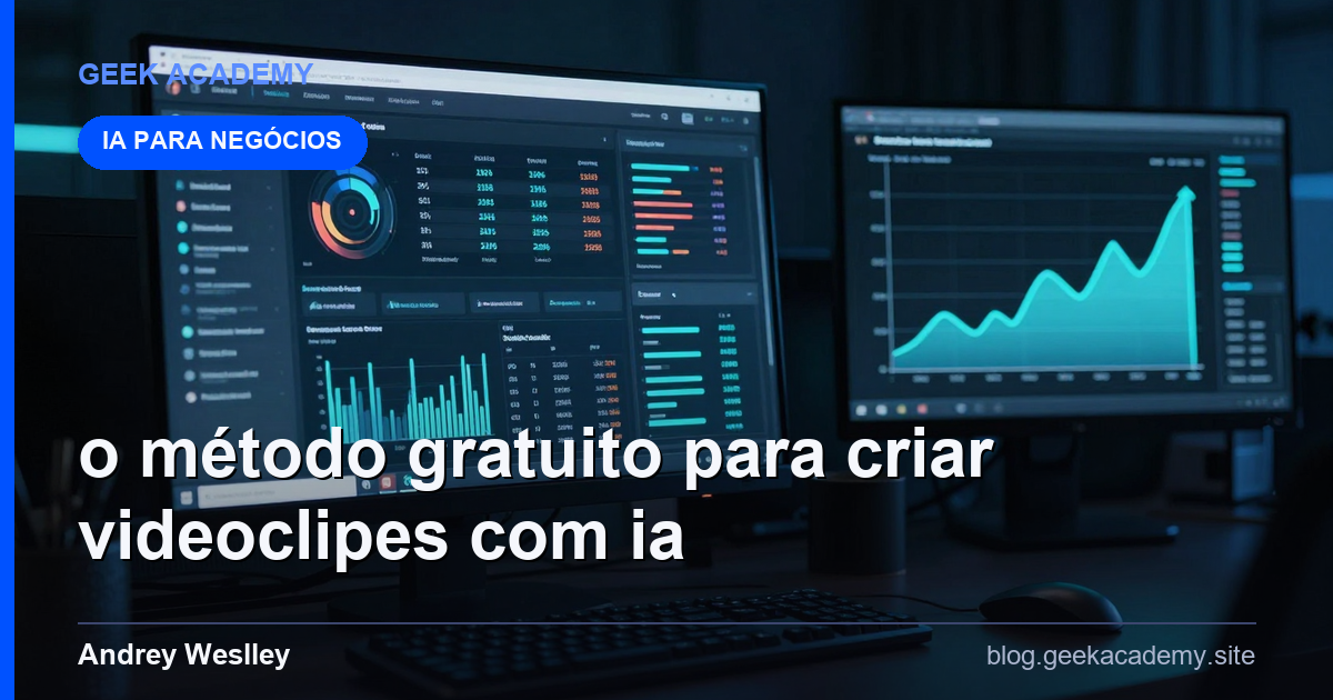 O Método GRATUITO para Criar Videoclipes com IA em: Tutorial Completo 2026