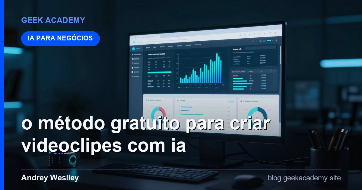 O Método GRATUITO para Criar Videoclipes com IA em: Vale a Pena em 2026?