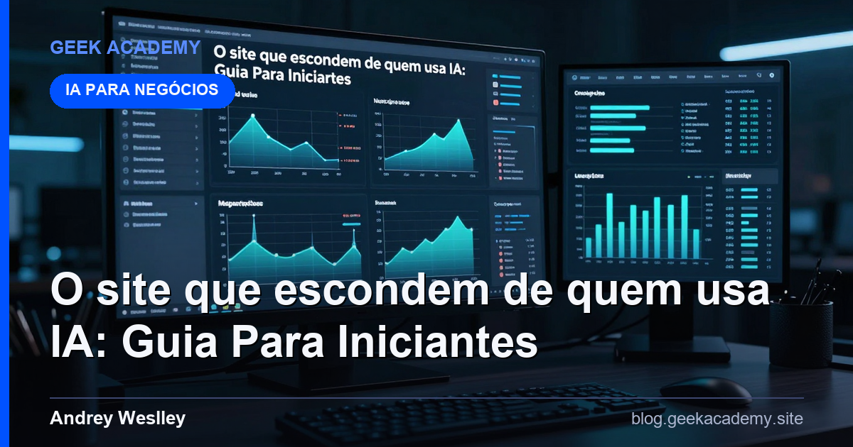 O site que escondem de quem usa IA: Guia Para Iniciantes