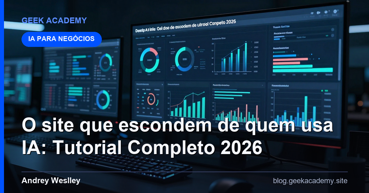 O site que escondem de quem usa IA: Tutorial Completo 2026