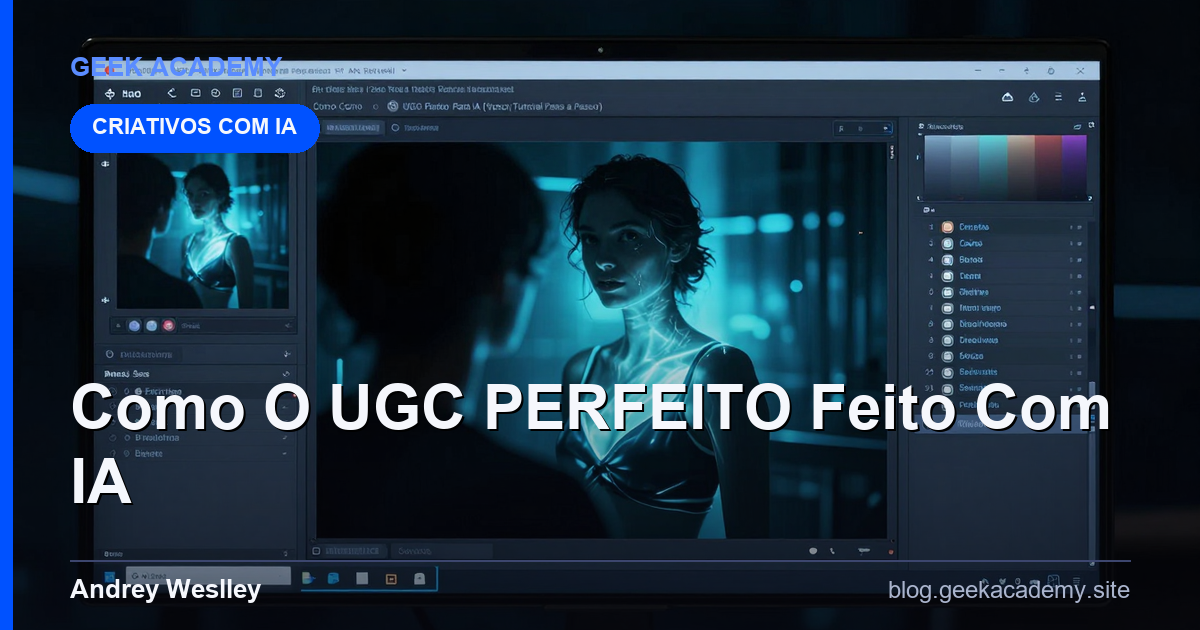 Como O UGC PERFEITO Feito Com IA (Tutorial Passo a Passo)