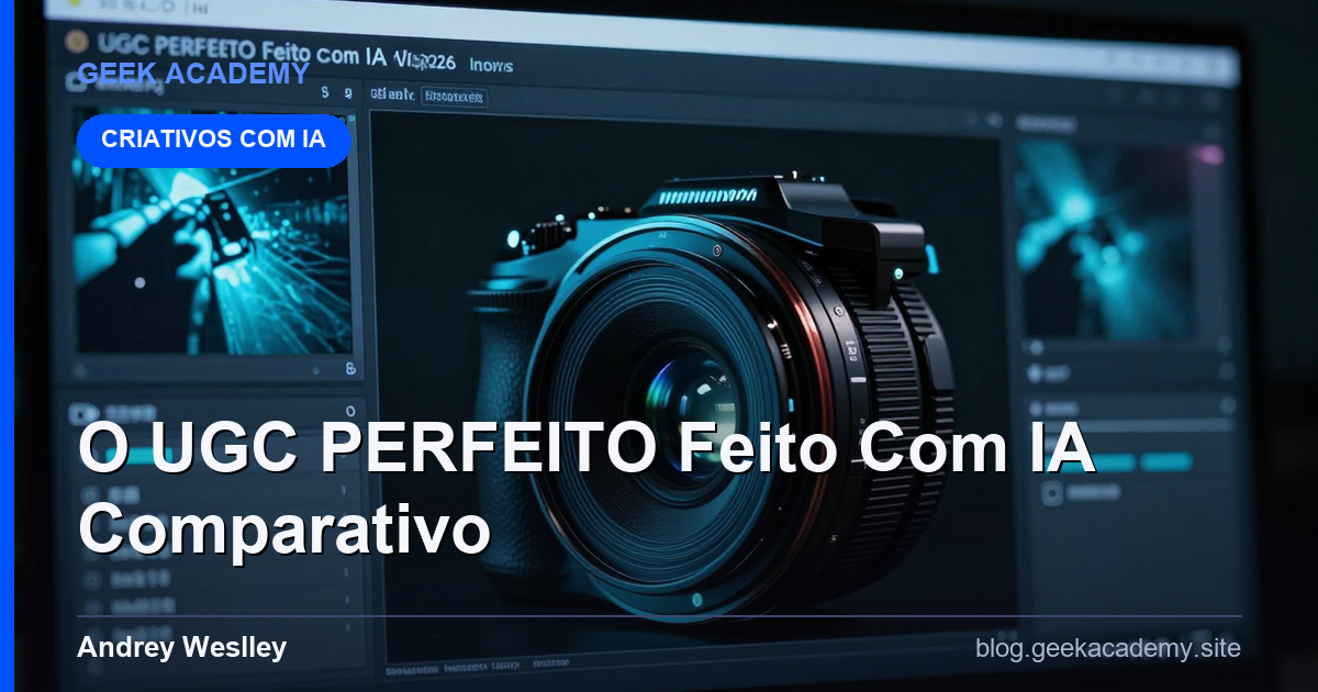 O UGC PERFEITO Feito Com IA Comparativo 2026