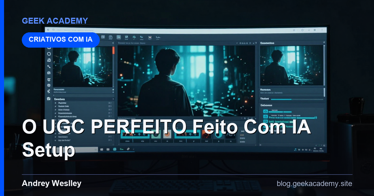O UGC PERFEITO Feito Com IA Setup e Configuração