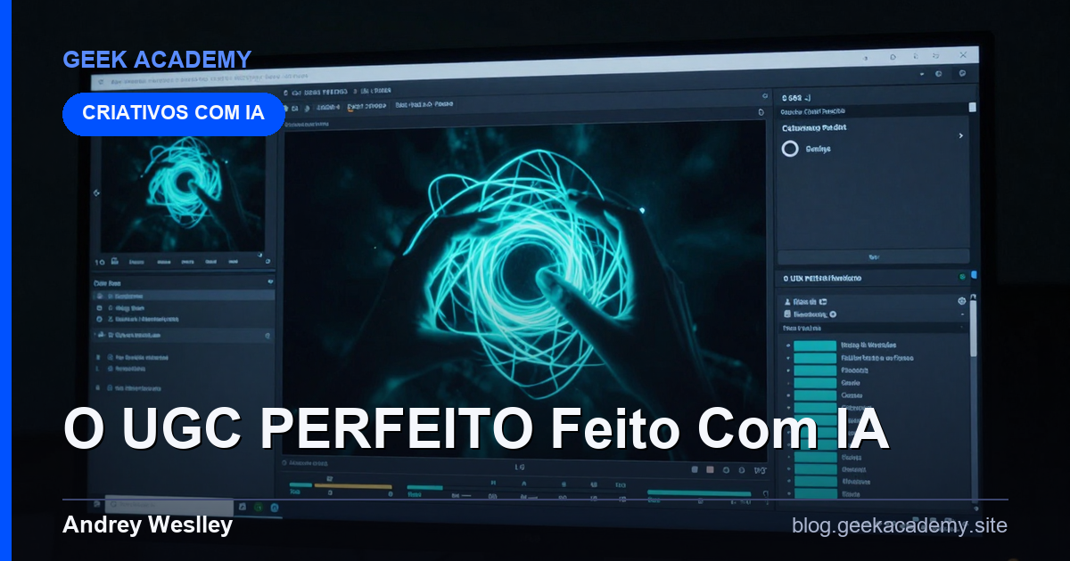 O UGC PERFEITO Feito Com IA Passo a Passo (Tutorial)