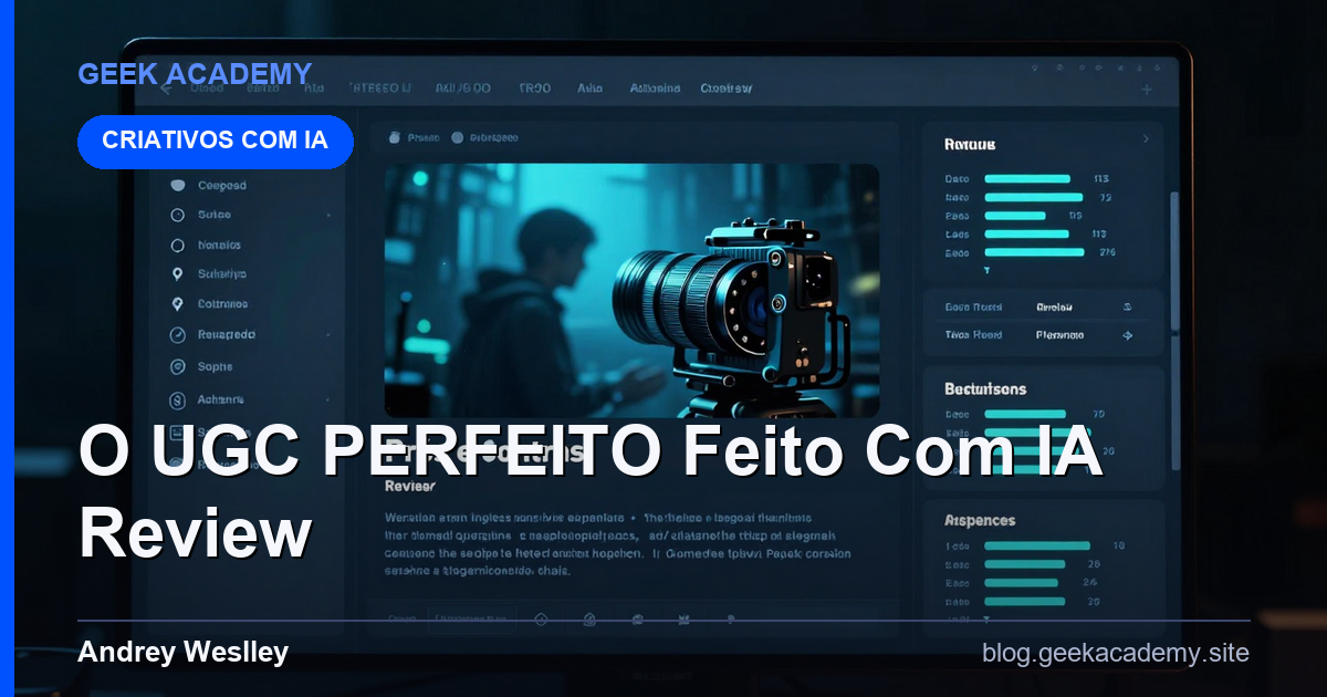 O UGC PERFEITO Feito Com IA: Review Honesto Prós e Contras