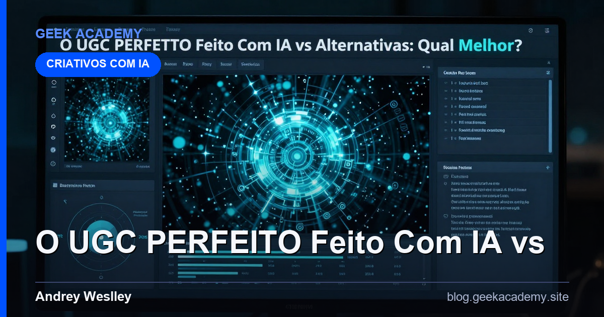 O UGC PERFEITO Feito Com IA vs Alternativas: Qual Melhor?