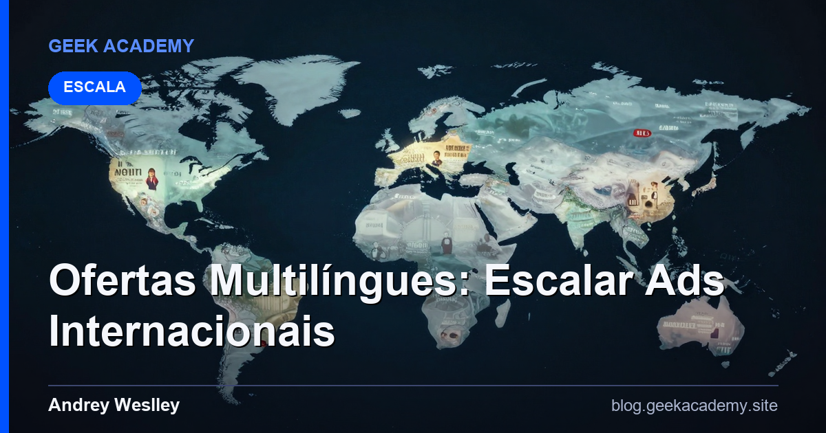 Ofertas Multilíngues: Como Escalar Anúncios para Mercados Internacionais