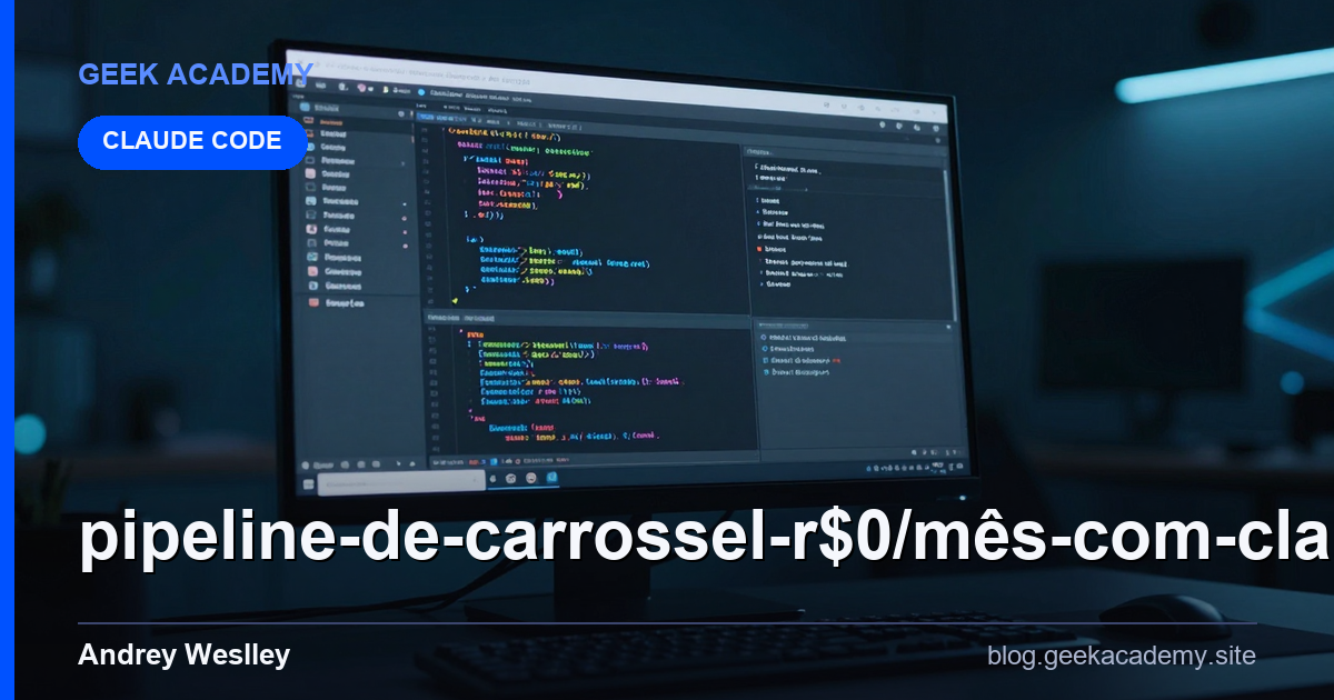 Pipeline de Carrossel R$0/Mês com Claude Code + API GERAÇÃO  Setup e Configuração