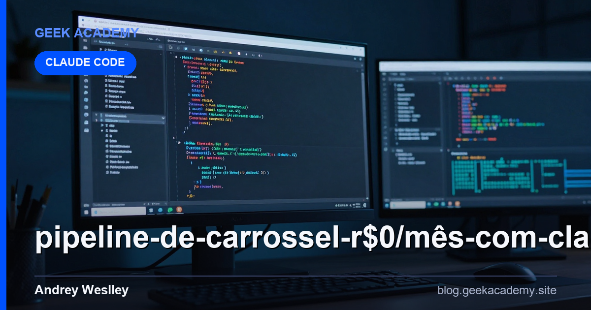 Pipeline de Carrossel R$0/Mês com Claude Code + API GERAÇÃO : Review Honesto