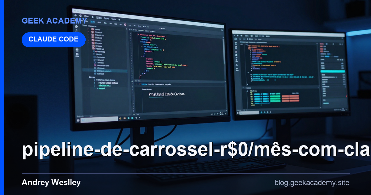 Pipeline de Carrossel R$0/Mês com Claude Code + AP Setup e Configuração