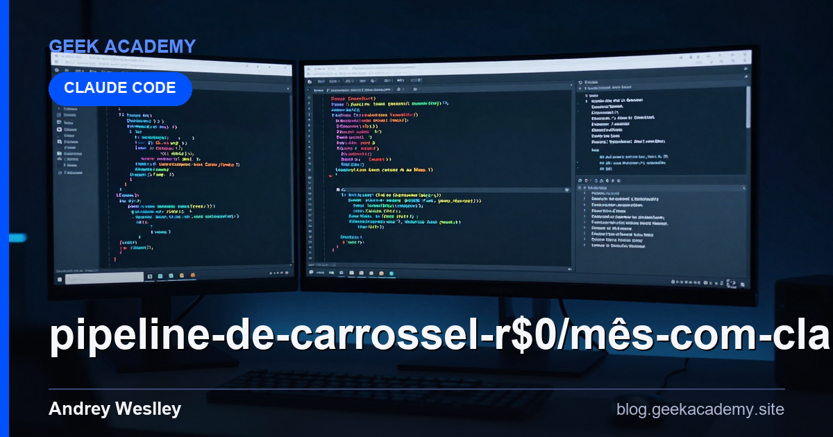 Pipeline de Carrossel R$0/Mês com Claude Code + AP: Tutorial Completo 2026