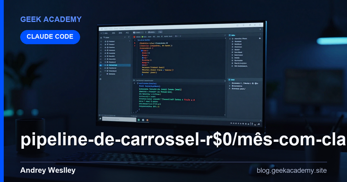 Pipeline de Carrossel R$0/Mês com Claude Code + AP: Vale a Pena em 2026?