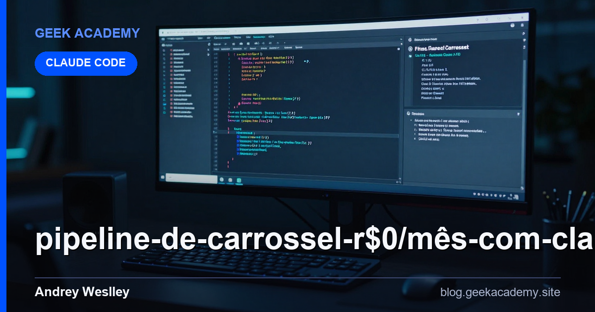 Pipeline de Carrossel R$0/Mês com Claude Code + AP Passo a Passo