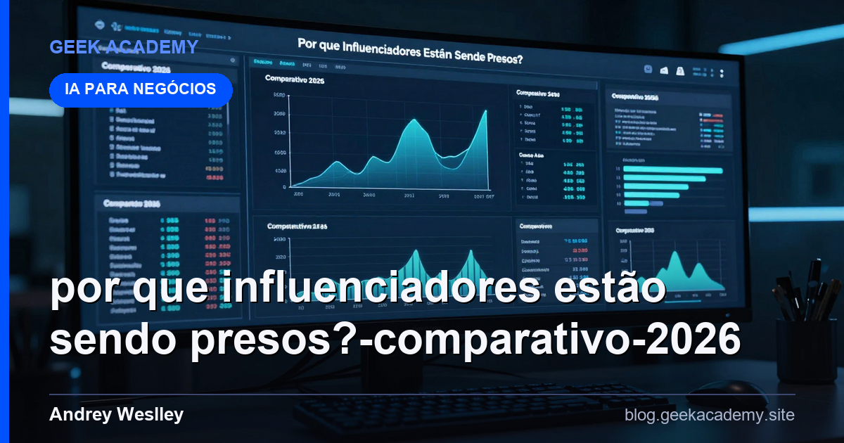 Por que Influenciadores Estão Sendo Presos? Comparativo 2026