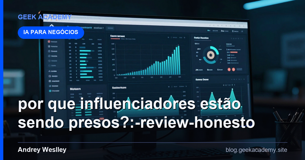 Por que Influenciadores Estão Sendo Presos?: Review Honesto