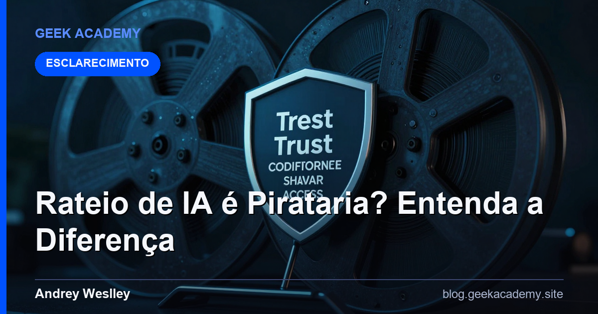 Rateio de IA é Pirataria? A Diferença que Você Precisa Entender