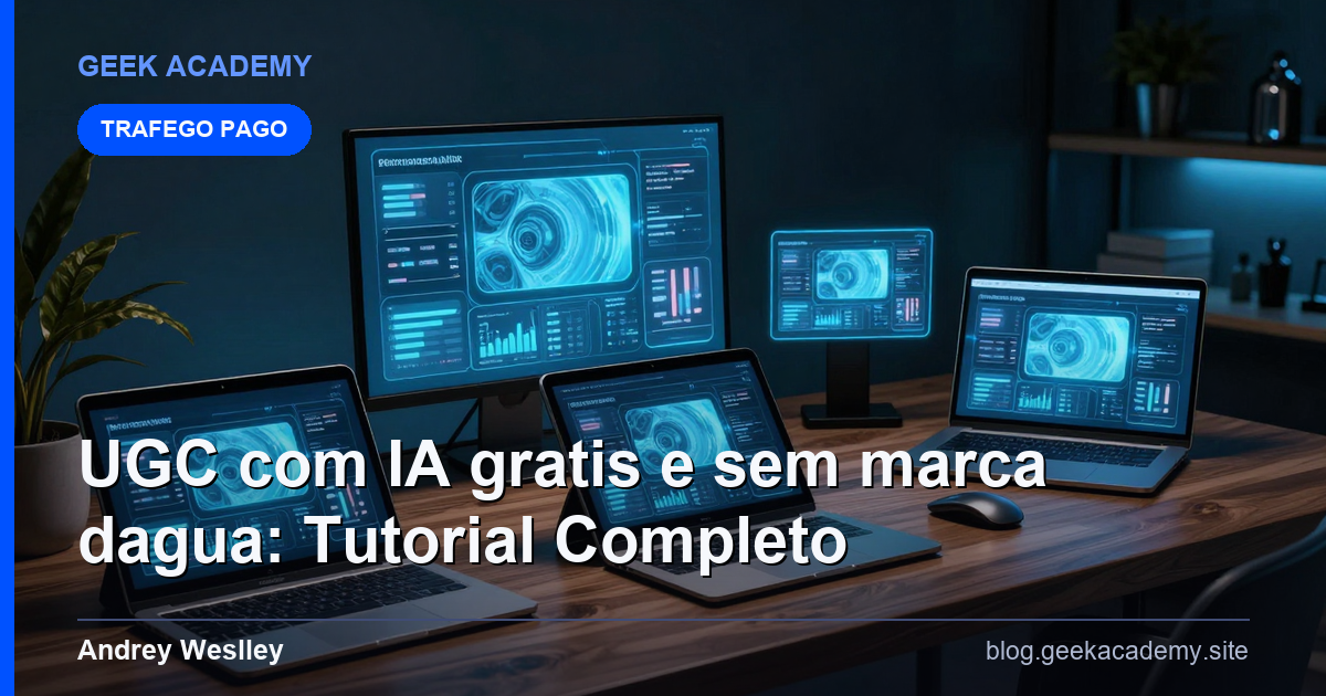 UGC com IA gratis e sem marca dagua: Tutorial Completo