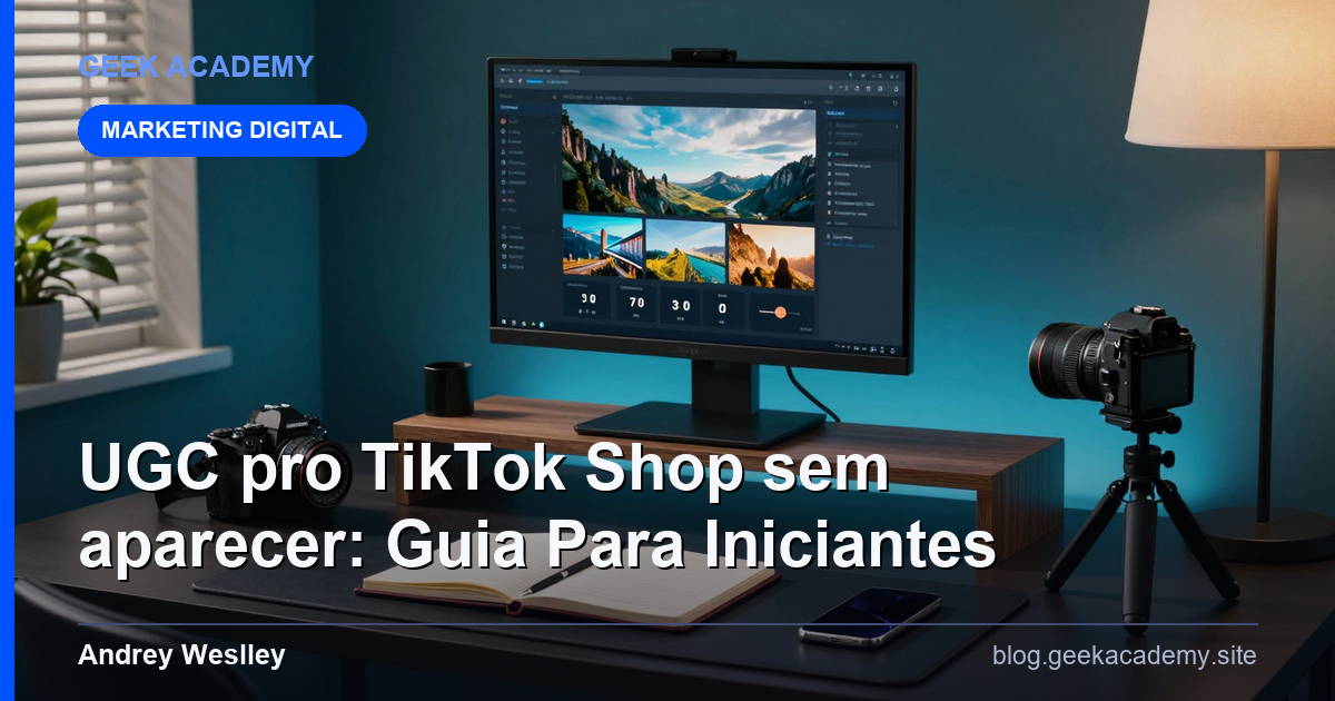 UGC pro TikTok Shop sem aparecer: Guia Para Iniciantes