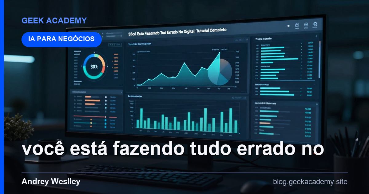 Você Está Fazendo Tudo Errado No Digital: Tutorial Completo 2026
