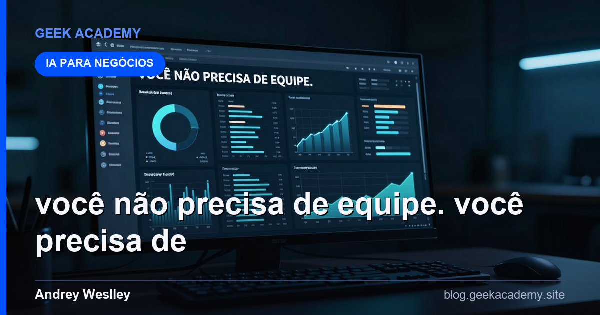 VOCÊ NÃO PRECISA DE EQUIPE. VOCÊ PRECISA DE ARQUIT: Tutorial Completo 2026