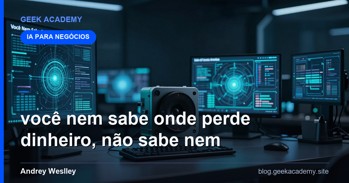 Você Nem Sabe Onde Perde Dinheiro, não sabe nem on vs Alternativas