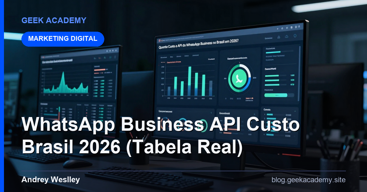 Quanto Custa a API do WhatsApp Business no Brasil em 2026?
